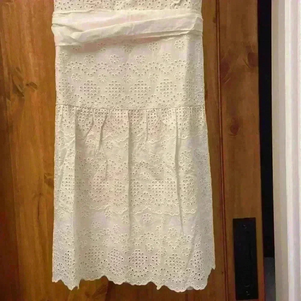 St Roche Elysian Lace Dress In Vanilla-Size 6-New - Picture 3 of 10